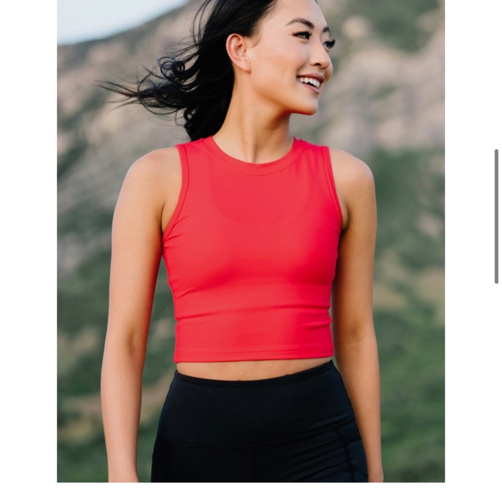 Zyia high neck stronger tank